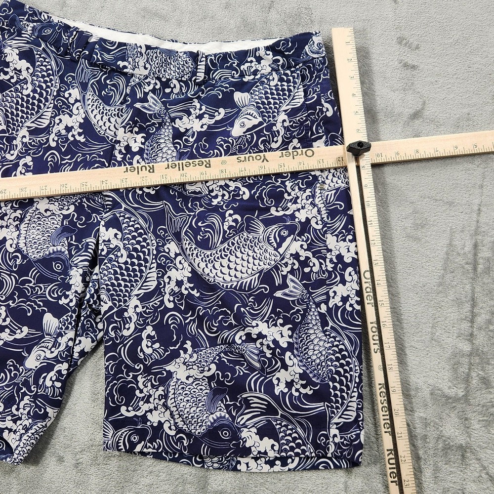 Ralph Lauren RLX Golf Shorts Mens 36 Koi Carp Print Stretch Performance Athletic - Picture 8 of 12